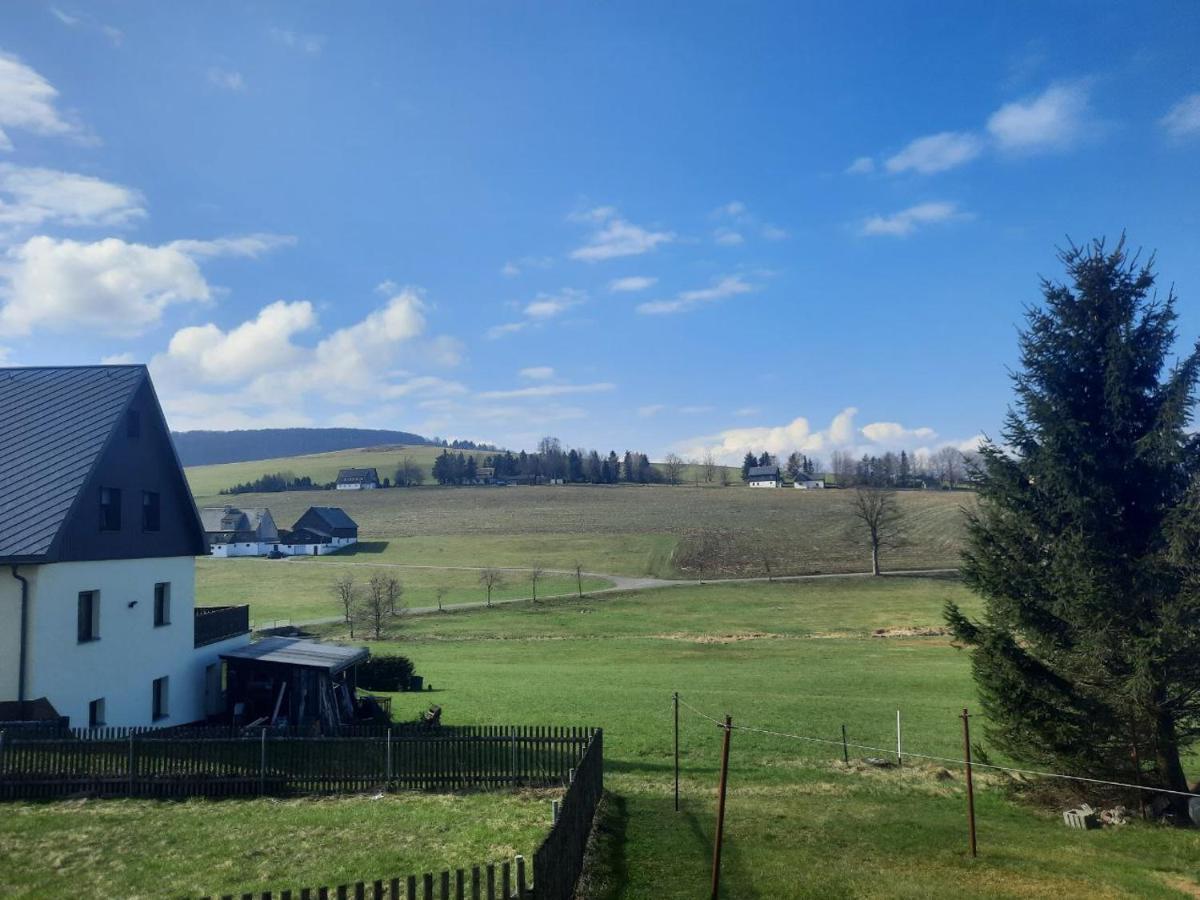 Ferienwohnung Wiesenblick In Seiffen Exterior foto