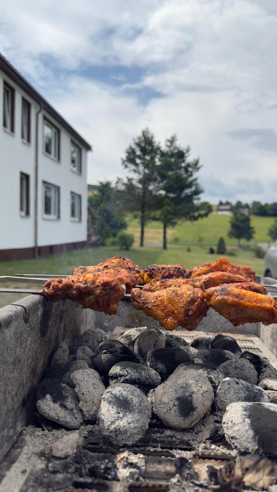 Ferienwohnung Wiesenblick In Seiffen Exterior foto