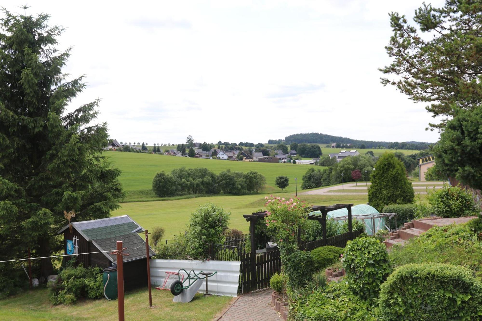 Ferienwohnung Wiesenblick In Seiffen Exterior foto