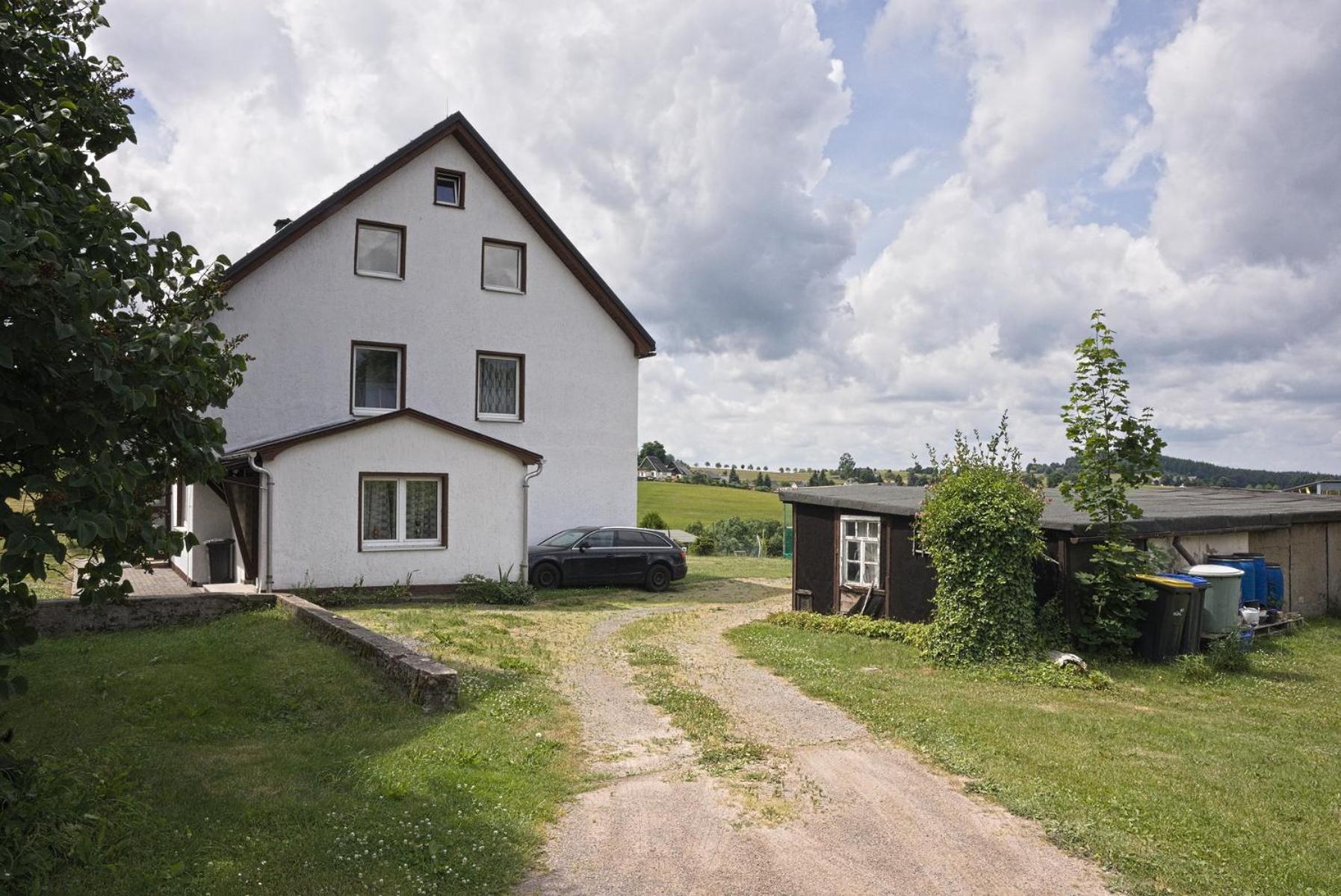 Ferienwohnung Wiesenblick In Seiffen Exterior foto